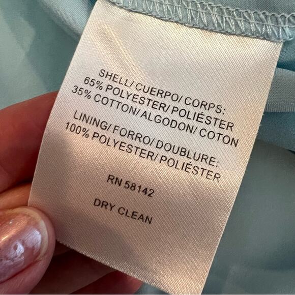 Gal Meets Glam Helena Dress In Sea Breeze Blue Color Size 16 - Picture 6 of 13